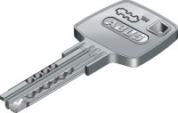 Abus EC660 Profilzylinder mit Sicherungskarte und 3 Schlüssel